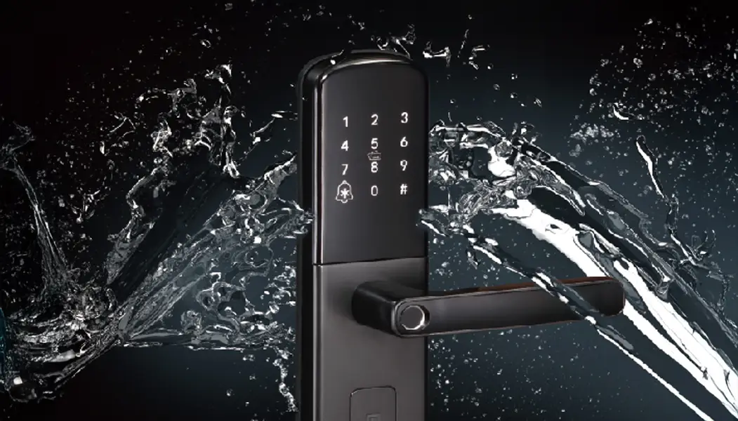 IPX6 最高防潑水 最符合台灣潮濕氣候的電子鎖